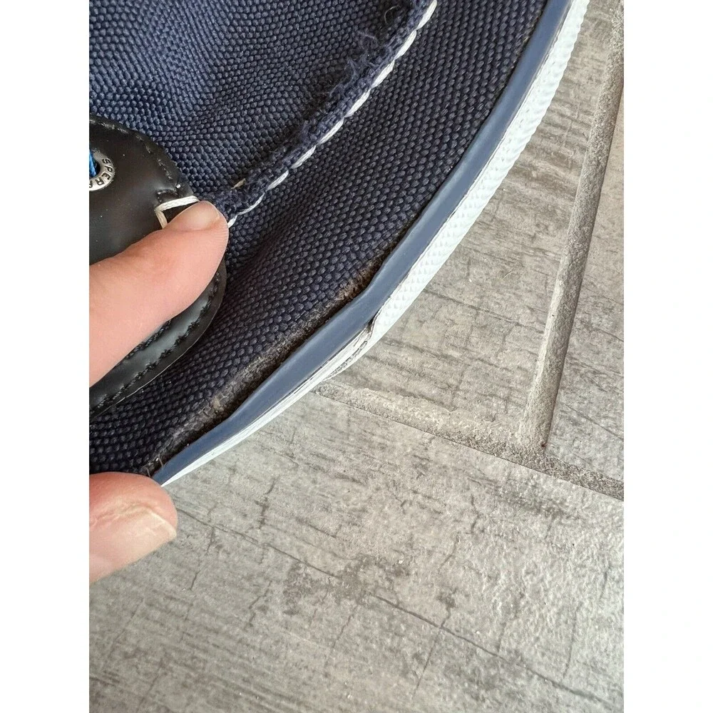 Sperry Top-Sider Men's Size 13 M Bahama 2-Eye Navy Blue Boat Shoes STS13135